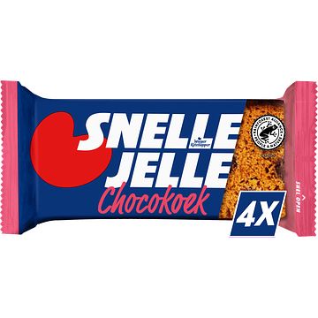 Foto van Snelle jelle (te) krachtige chocokoek 4 stuks 214g bij jumbo