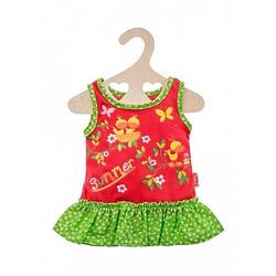 Foto van Heless poppenkleding zomerjurk groen/rood 35-45 cm