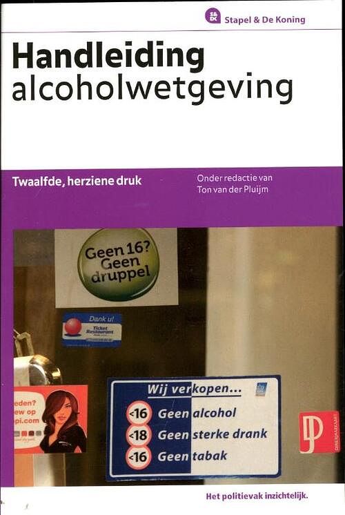 Foto van Handleiding alcoholwetgeving - ton van der pluijm - ebook (9789035246164)