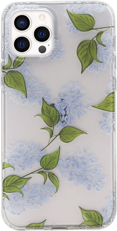 Foto van Bluebuilt blue garden soft case apple iphone 12 pro max back cover transparant.