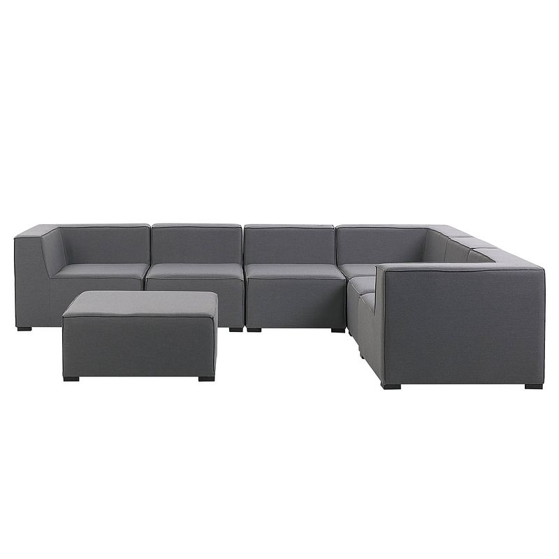 Foto van Beliani arezzo - loungeset-grijs-polyester