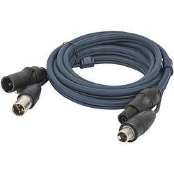 Foto van Dap fp-15 hybride kabel powercon true1 - 3p xlr 6 meter outdoor