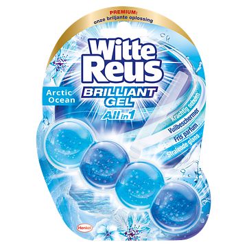 Foto van 1+1 gratis | witte reus brilliant gel arcticocean 42g aanbieding bij jumbo