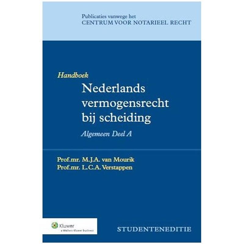 Foto van Nederlands vermogensrecht bij scheiding / algemeen