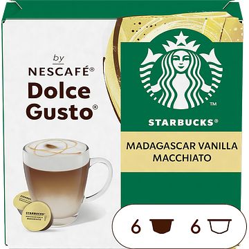 Foto van Starbucks dolce madagascar vanilla macchiato 12 stuks bij jumbo