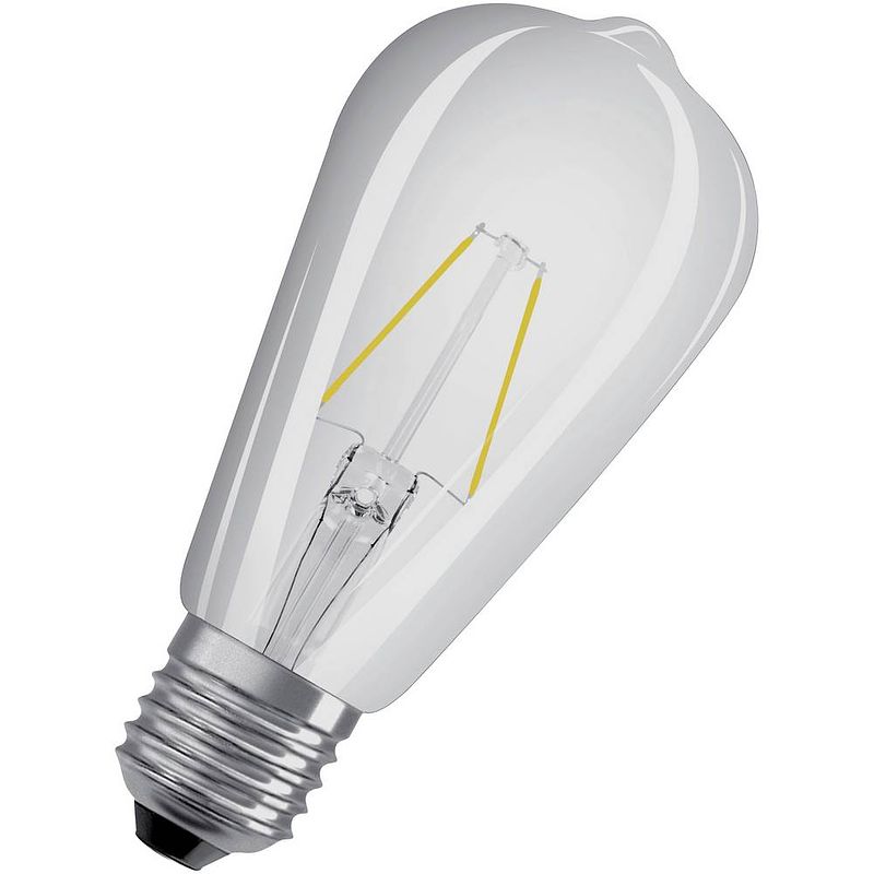 Foto van Osram led-lamp edison helder filament - 2.5w equivalent 25w e27 - warm wit