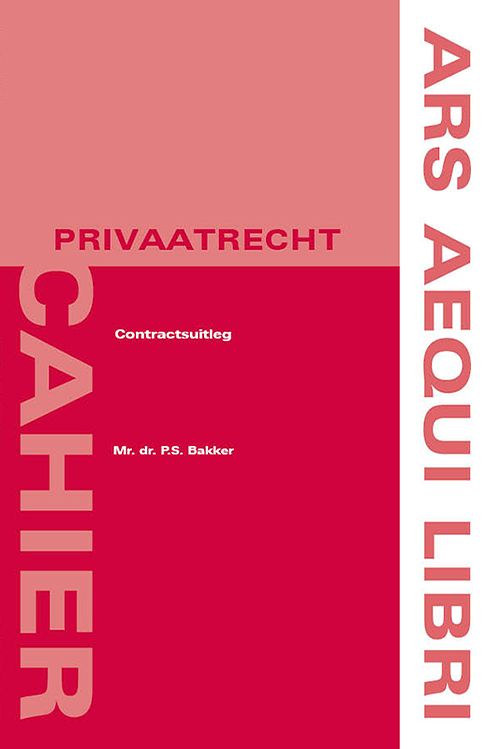 Foto van Contractsuitleg - sjoerd bakker - paperback (9789493199484)