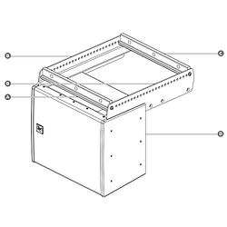 Foto van Electro-voice eva-eg2-wht extended grid voor eva line arrays wit