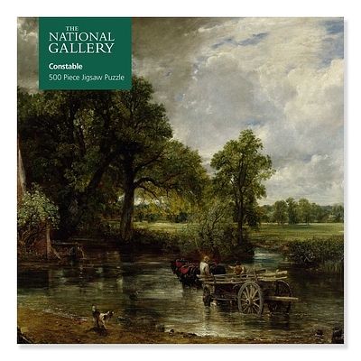 Foto van Adult jigsaw puzzle ng: john constable the hay wain (500 pieces) - puzzel;puzzel (9781839647307)