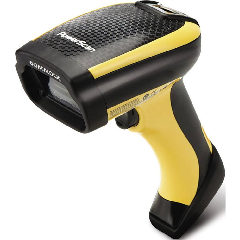 Foto van Datalogic powerscan pd9531 usb-kit barcodescanner kabel 1d, 2d imager geel, zwart handmatig usb