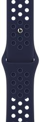 Foto van Apple watch 38/40/41 mm siliconen horlogeband nike sport midnight navy/mystic navy