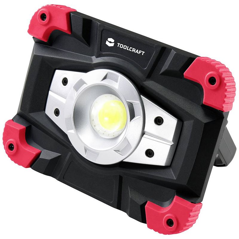 Foto van Toolcraft to-7566318 led werklamp werkt op usb, werkt op een accu 10 w 1100 lm