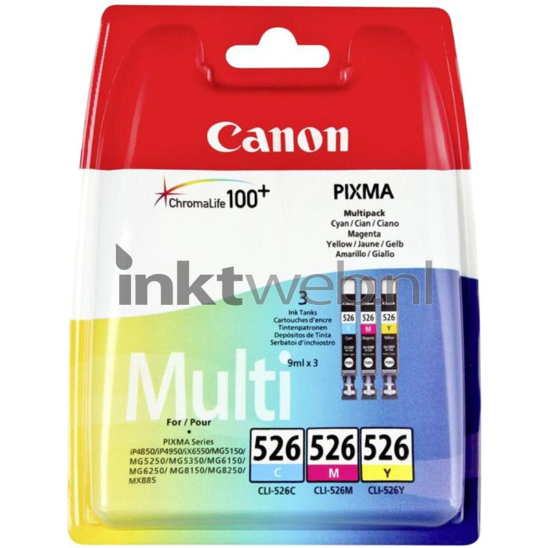 Foto van Canon cli-526 cartridges combo pack