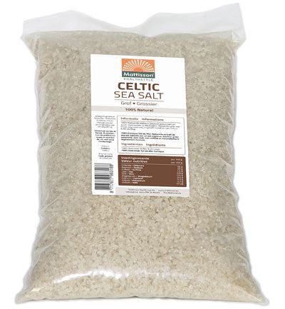 Foto van Mattisson healthstyle celtic sea salt grof