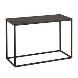 Foto van Industriële sidetable fien marmerlook zwart