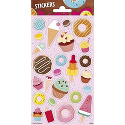Foto van Funny products stickervel sweets junior papier 25 stuks