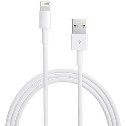 Foto van Apple apple ipad/iphone/ipod aansluitkabel [1x usb-a 2.0 stekker - 1x apple dock-stekker lightning] 2.00 m wit