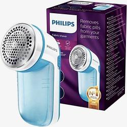Foto van Philips - ontpiller - pluizenverwijderaar - ontpluizer - pluizenondeuse - op batterijen - gc026 - blauw