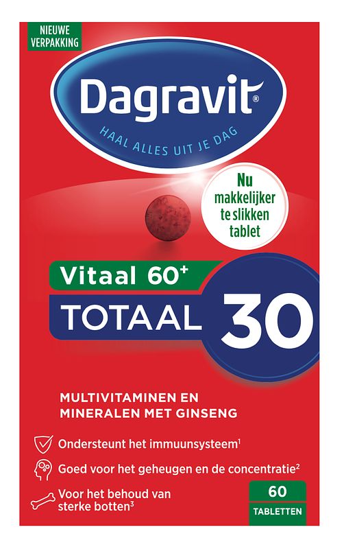 Foto van Dagravit totaal 30 vitaal 60 tabletten