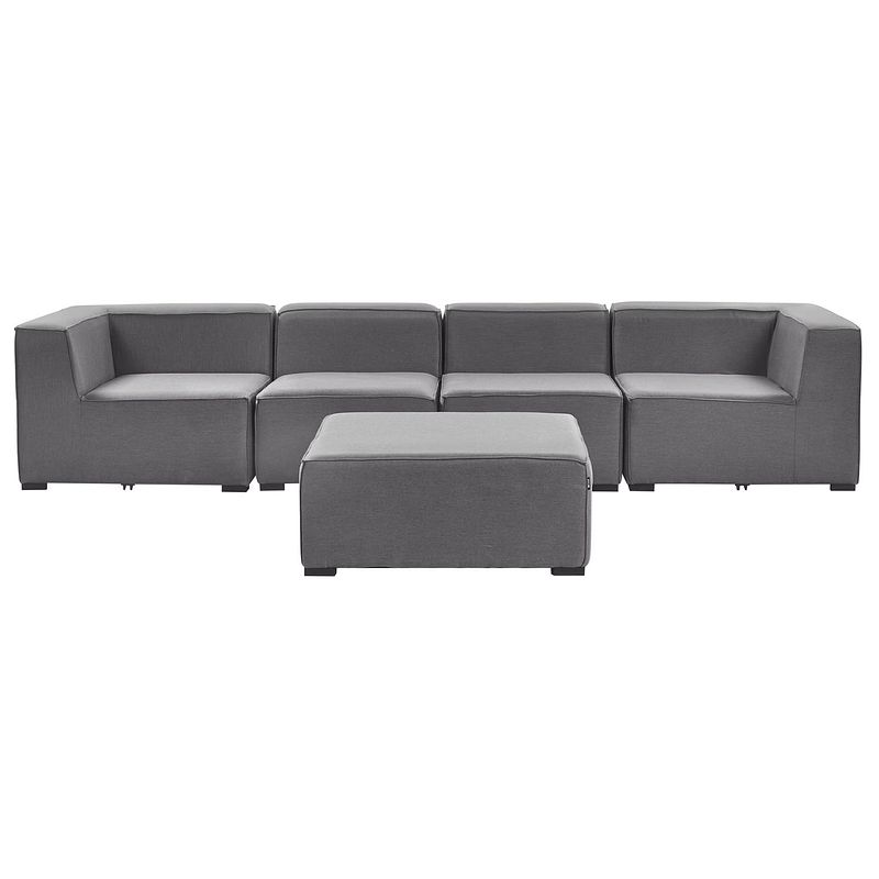 Foto van Beliani arezzo - loungeset-grijs-polyester