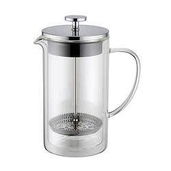 Foto van Cafetière, 750 ml, dubbelwandig, glas - weis