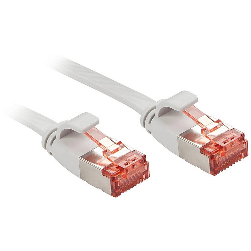 Foto van Lindy 47554 rj45 netwerkkabel, patchkabel cat 6 u/ftp 5 m grijs 1 stuk(s)