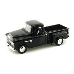 Foto van Speelgoedauto chevrolet stepside 5100 1955 zwart 1:24/20 x 9 x 8 cm - speelgoed auto's