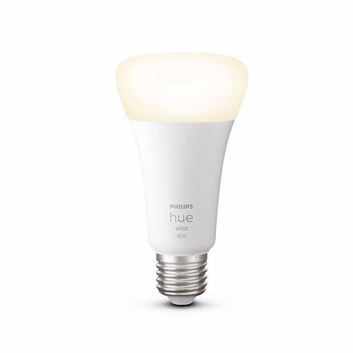 Foto van Philips hue standaardlamp a67 e27 1-pack warmwit licht