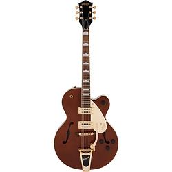 Foto van Gretsch g2410tg streamliner hollowbody sc single barrel semi-akoestische gitaar