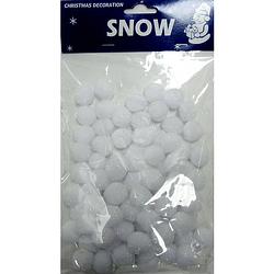 Foto van Peha sneeuwballen 2 cm synthetisch wit 80-delig