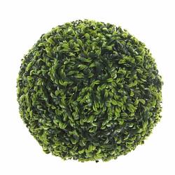 Foto van Buxus bol theeblad groen d27 cm kunstplant - kunstplanten