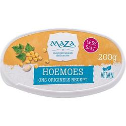 Foto van Maza hoemoes less salt 200g bij jumbo