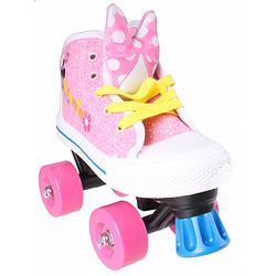 Foto van Disney rolschaatsen minnie mouse meisjes roze/wit maat 29