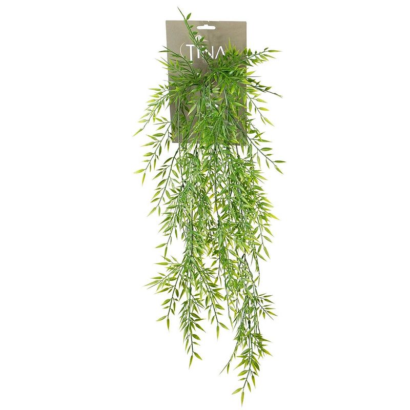 Foto van Louis maes kunstplanten - bamboe - groen - hangende takken bos van 175 cm - kunstplanten