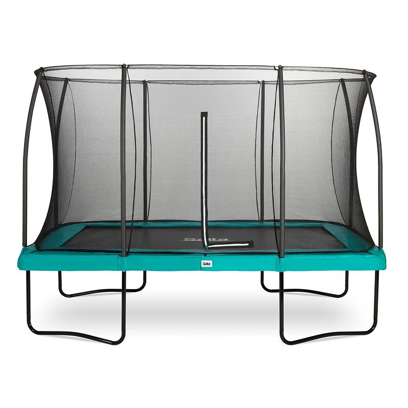 Foto van Trampoline - salta comfort edition - 244 x 366 cm - groen