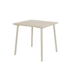 Foto van George table 80x80x75 cm alu pearl grey