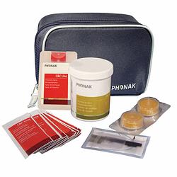 Foto van Phonak c&c kit 2 - reiniging, desinfectie en verzorgingsset voor in het oor en achter het oor horen hulpmiddelen