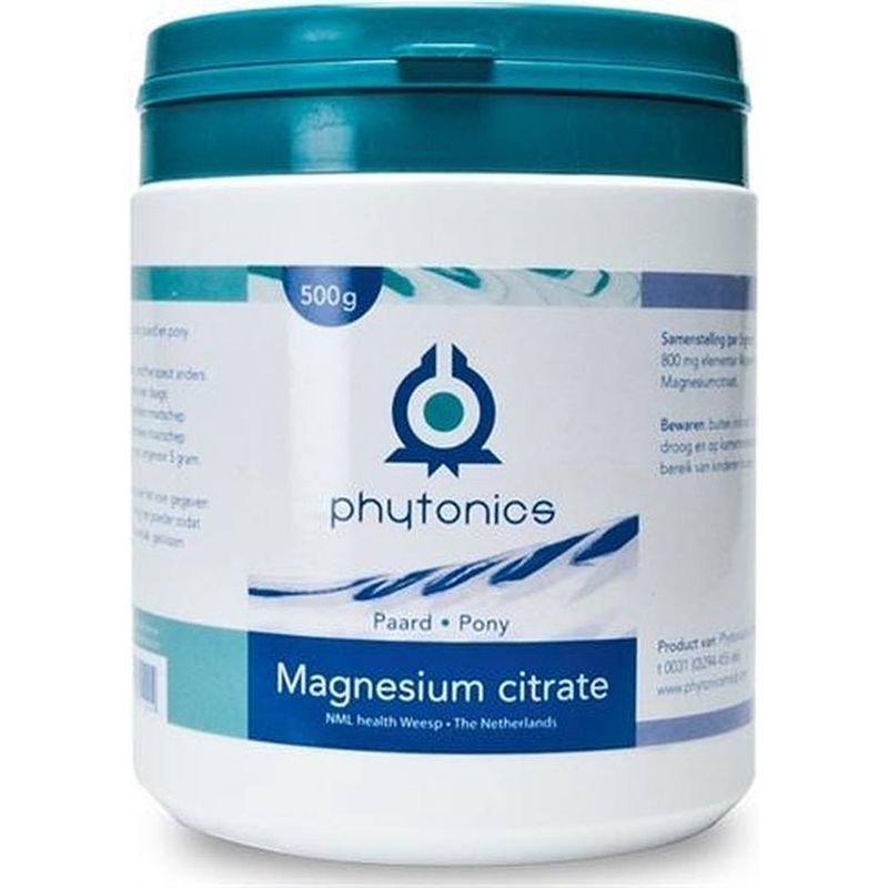 Foto van Phytonics magnesium citrate 500 gr