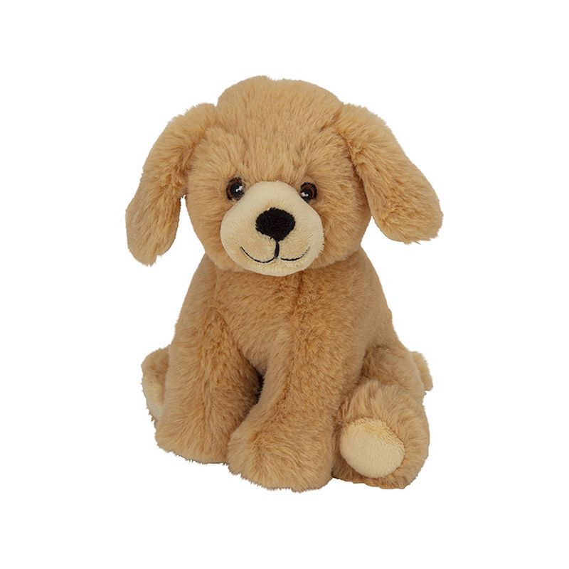 Foto van Pluche dieren knuffels golden retriever hond van 21 cm - knuffel huisdieren