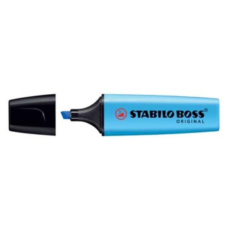 Foto van Markeerstift stabilo boss original blauw