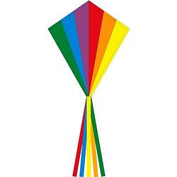 Foto van Invento eenlijnskindervlieger eddy rainbow 58 x 70 cm