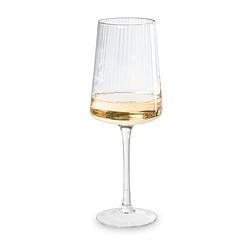 Foto van Wijnglas ribbel klein - glas - 300 ml