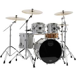 Foto van Mapex se504xbpd saturn evolution birch fusion iridium silver 4d. shellset