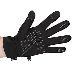Foto van Dunlop touchscreen handschoenen l - warme touchscreen handschoen - sporthandschoen - unisex - zwart