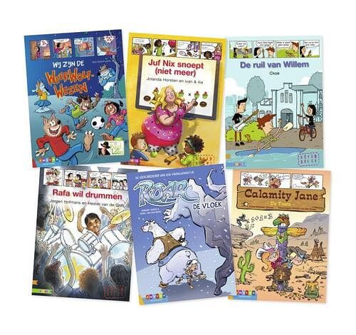 Foto van Pakket avi strips groep 4 en 5 (6 titels) - paperback (9789048743407)