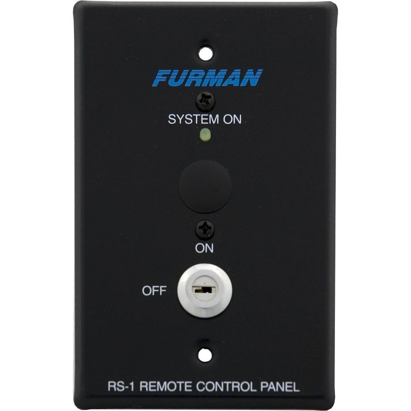 Foto van Furman rs-1 remote system control panel aan/uit-schakelaar met slot