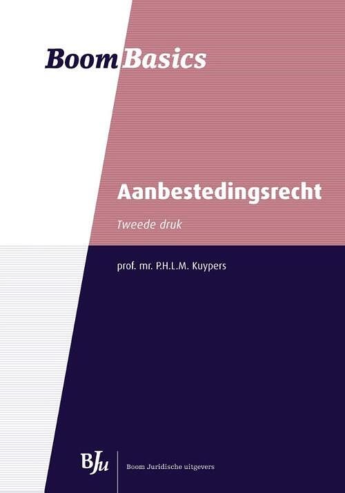 Foto van Aanbestedingsrecht - p.h.l.m. kuypers - ebook (9789462740600)