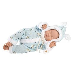 Foto van Llorens pop newborn slapende baby jongen - 32 cm