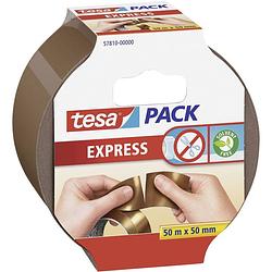 Foto van Tesa express 57810-00000-01 pakband tesapack bruin (l x b) 50 m x 50 mm 1 stuk(s)