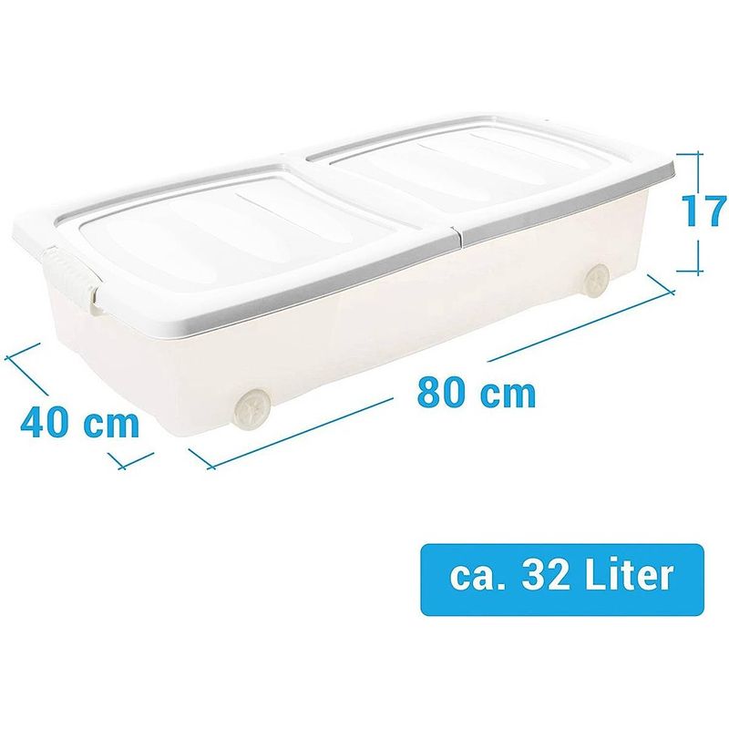 Foto van Opbergbox - onderbedbox - onderbedbox 32 liter